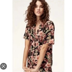 Wilfred Free Button Down Top With Side Pocket